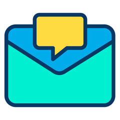 Poster - Lineal color Package Box Mail icon