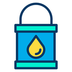 Sticker - Lineal color Bucket icon