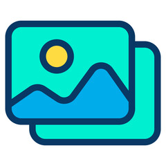 Sticker - Lineal color Image gallery icon