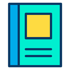 Sticker - Lineal color Book icon