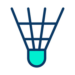 Sticker - Lineal color Badminton icon