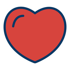 Sticker - Lineal color Heart arrow icon