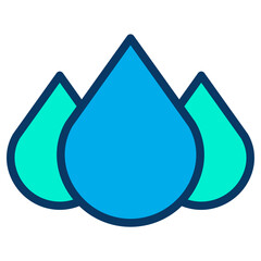 Sticker - Lineal color Droplets icon