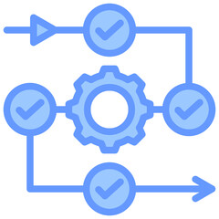 Poster - Process Blue Icon