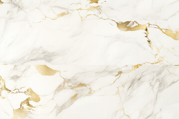 Wall Mural - White gold marble texture pattern background  