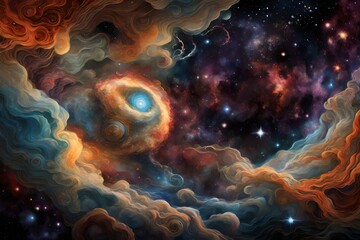 Wall Mural - life of space