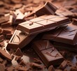 a chocolate bar that breaks into pieces, which tempts the taste buds and tastes sweet. Generative AI