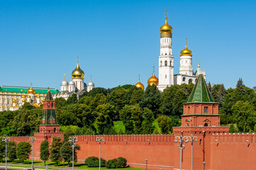 Wall Mural - Towers and Cathedrals of Moscow Kremlin, Russia