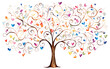 Guest Book Birthday Wish Tree transparent PNG