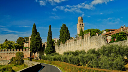 Castello di San Salvatore, Collalto, Treviso. Veneto, Italia