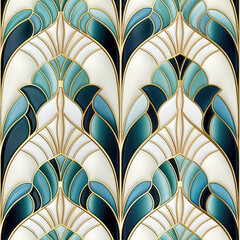 Art deco pattern abstract design geometric decorative elegant background repeat