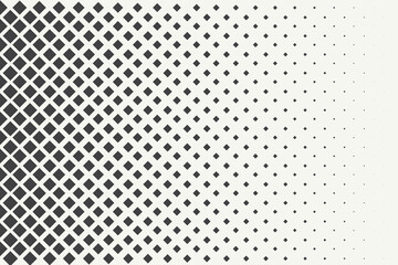 Poster - Abstract black technology pattern consists of different rhombuses isolated on a white background. Geometric shape elements for presentation design. Suit for corporate, technology, business, talks
