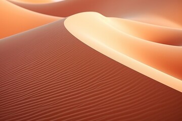 Aufkleber - A close up view of sand dunes in the desert. This image can be used to depict the vastness and beauty of nature