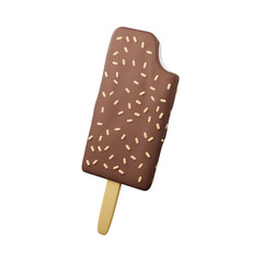 Wall Mural - Ice cream stick 3d illustration