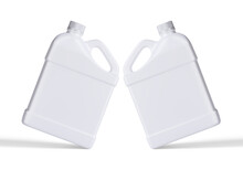 3D Illustration. Jerry Can Plastic Isolated On White Background.
