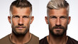 ©   Vladimir M. - A man with different hairstyles.