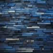 Fondo con detalle y textura de multitud de tablones de madera con diferentes tonos de azul
