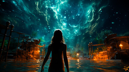 Wall Mural - a fantasy fairy - tale.