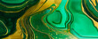 Tło abstrakcyjne, marmur zielony, krzywa tekstura i wzór w kształcie fal	