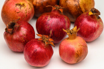 Wall Mural - fresh pomegranates food photography studio light 5