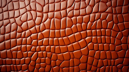 Poster - leather sofa on the background of the leather