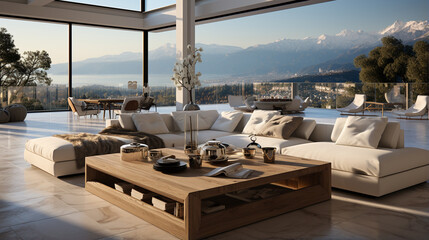 Wall Mural - modern living room