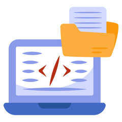 An icon design of system coding 