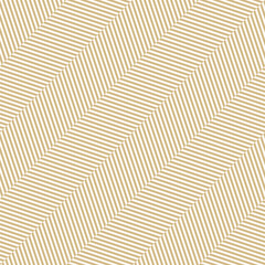 Simple gold chevron zigzag seamless pattern. Luxury diagonal stripe design for elegant backgrounds. Abstract vector geometric texture with repeating herringbone ornament. Geo design for decor, print