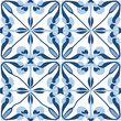 Azulejo seamless texture pattern tile