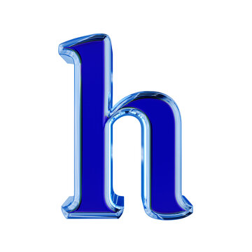 Blue symbol in a blue ice frame