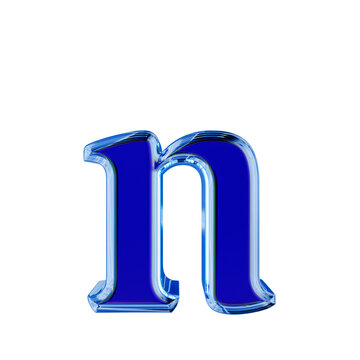 Blue symbol in a blue ice frame