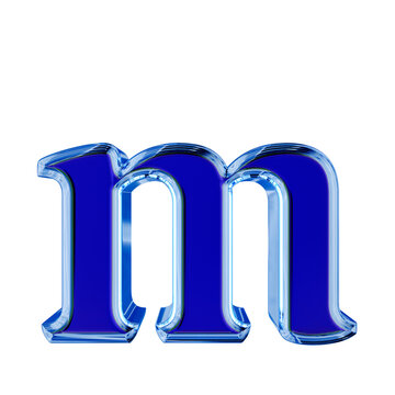 Blue symbol in a blue ice frame
