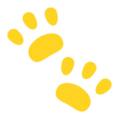 Sticker - paw print icon