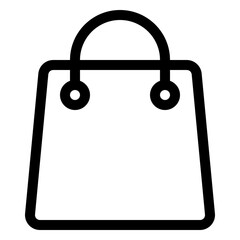 Wall Mural - shopping bag icon