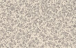 monochrome floral pattern for decoration and textiles. tinny floral motif for decoration and clothing fabrics