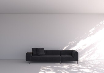 Wall Mural - background empty room. 3d illustration.