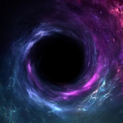 Wall Mural - black hole, planets and galaxy, science fiction wallpaper. beauty of deep space. billions of galaxy 