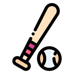 Sticker - baseball icon