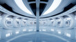 Amazing Panorama Spherical View of Futuristic Sci Fi