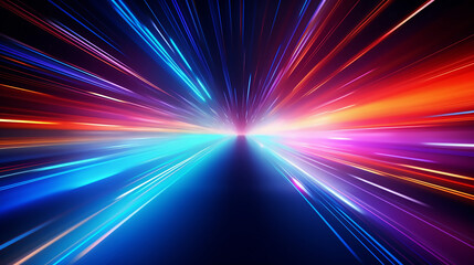 Speed of Digital Lights Background Fast Internet Background