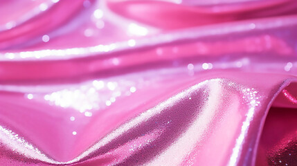 Wall Mural - Beautiful Hot Pink Abstract Background Pink Glitter Closeup