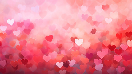 Wall Mural - Elegant Valentines Day Background Banner