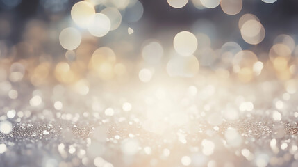 Wall Mural - Elegant Abstract Background of Glitter Vintage Lights