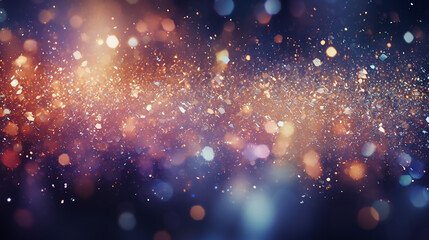 Canvas Print - fantastic beautiful abstract shiny light and glitter background