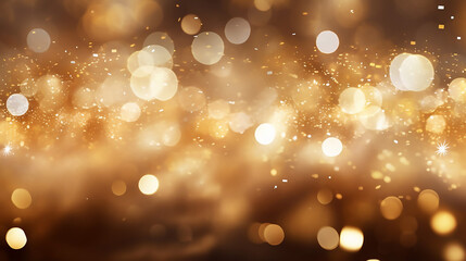 Wall Mural - Amazing Christmas Background Golden Glitter On Shiny