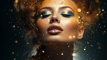 Wall Mural - Modern Beauty Star Particles