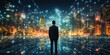 © Jiraphiphat - Global Businessman Generating Wireframe Network Connection - Digital Marketing Strategy