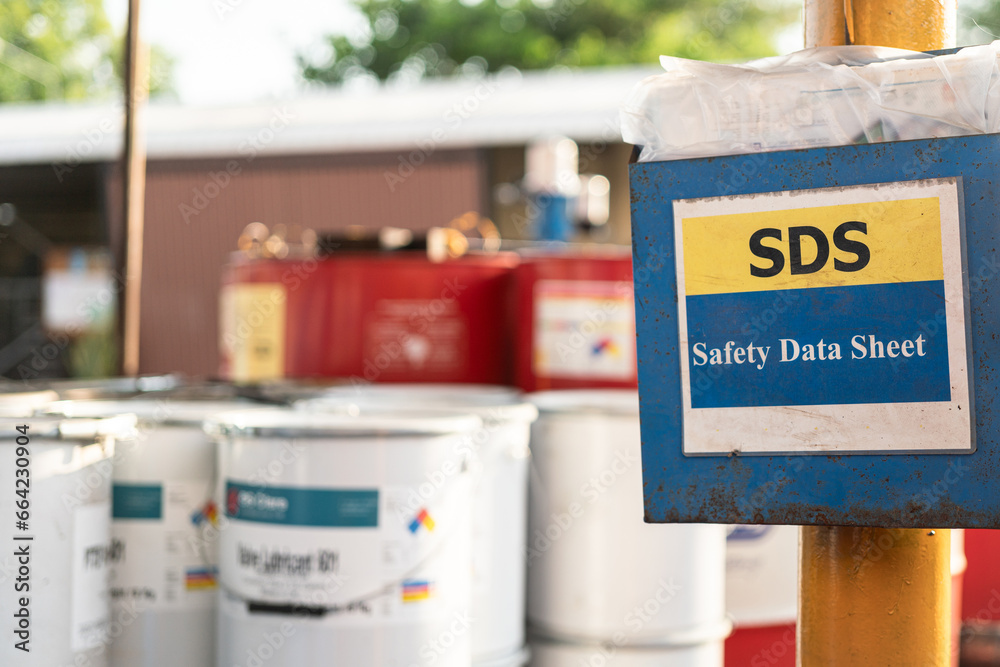 Msds Box File A MSDS (material safety data sheet) box, which is using the keep the ...