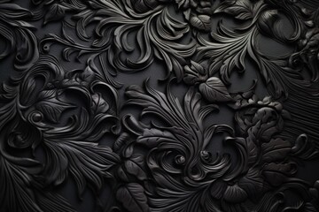 Wall Mural - Abstract black background	