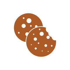 Wall Mural - cookie icon vector